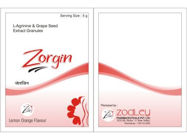 Zorgin - Zodley Pharmaceuticals Pvt. Ltd.
