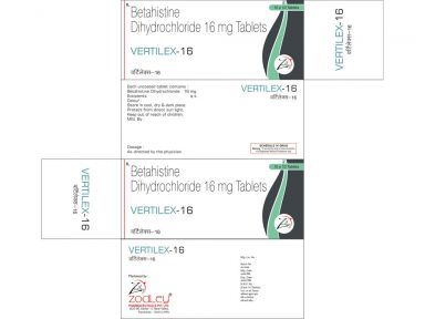 VERTILEX 16 - Zodley Pharmaceuticals Pvt. Ltd.
