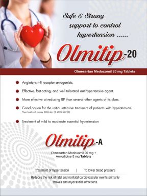 Olmitip-20 A - (Zodley Pharmaceuticals Pvt. Ltd.)