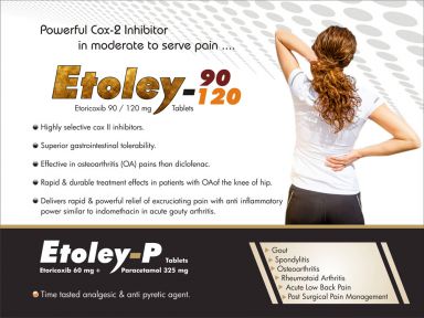 ETOLEY - 120 - (Zodley Pharmaceuticals Pvt. Ltd.)