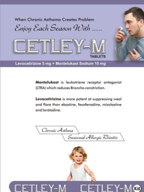 CETLEY -M KID - (Zodley Pharmaceuticals Pvt. Ltd.)