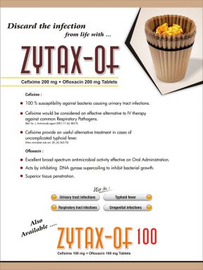 ZYTAX (TM) - OF 100 - (Zodley Pharmaceuticals Pvt. Ltd.)