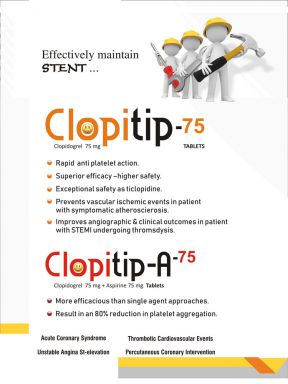 CLOPITIP 75 - (Zodley Pharmaceuticals Pvt. Ltd.)